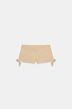 МИНИ-ШОРТЫ С БОКОВЫМИ ЗАВЯЗКАМИ — ZARA