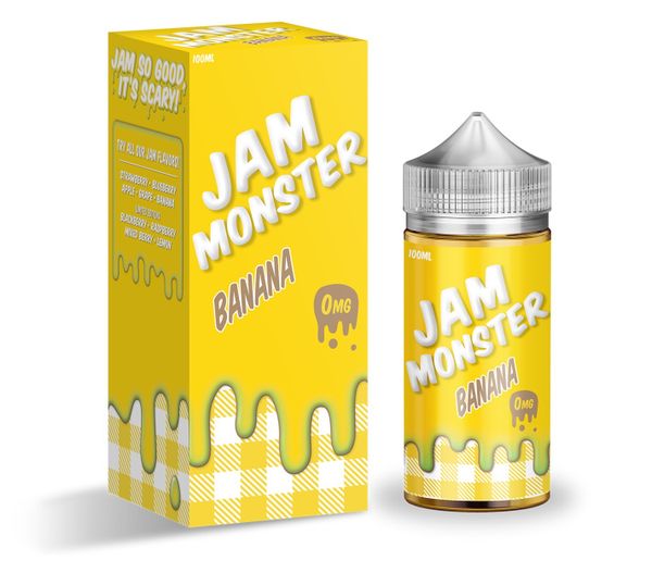 Цена на Жидкость для электронной сигареты JAM MONSTER Original - Banana (100ml) Купить Жидкость для электронной сигареты JAM MONSTER Original - Banana (100ml)