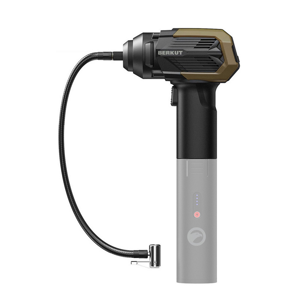 Комплект BERKUT PowerTools-5: Гайковерт + Пылесос + Компрессор + Аккумулятор (ПЗУ) + Стартовые провода