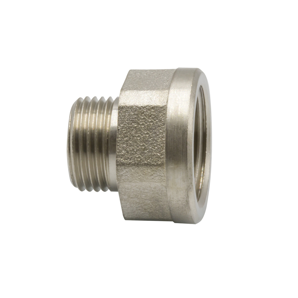 Переходник 1/2'' - 3/8'' вн/нар никель