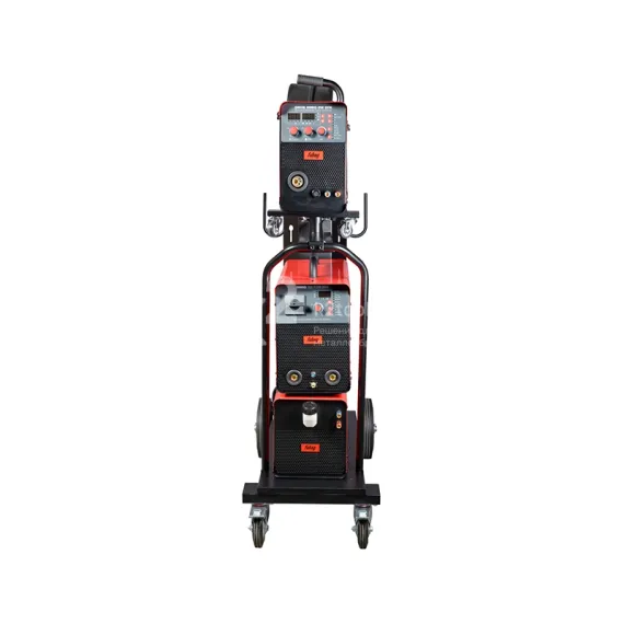 Сварочный полуавтомат инвертор Fubag INMIG 500T DW SYN PULSE + DRIVE INMIG DW SYN PULSE + горелка FB 500, 3 м + блок охлаждения + шланг-пакет 5 м