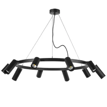 Люстра подвесная 10*GU10 LR020375875 черный Rullo Lightstar