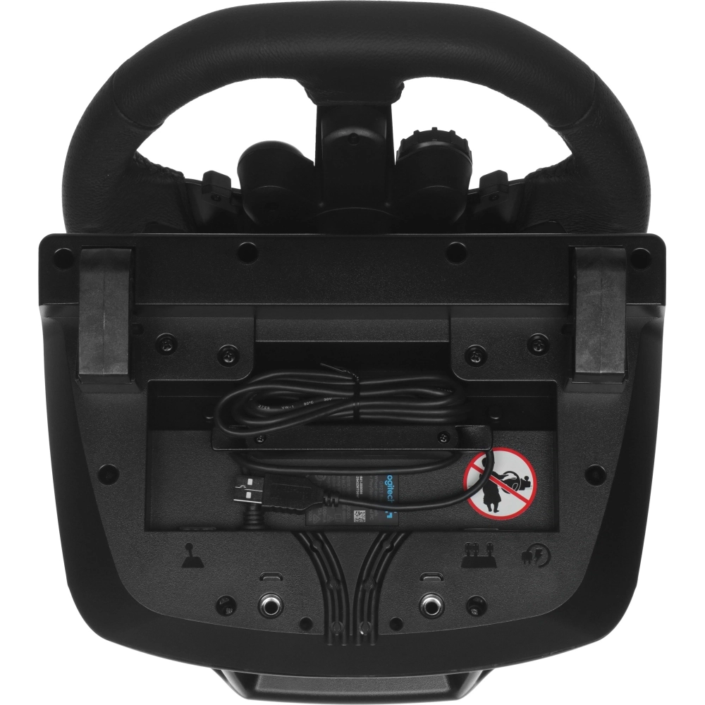 Руль Logitech G923 10кноп. (с педалями) черный (941-000165)