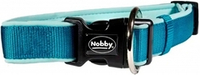 Ошейник Nobby Classic Preno для собак, нейлон, голубой 25-35мм, 50-65см