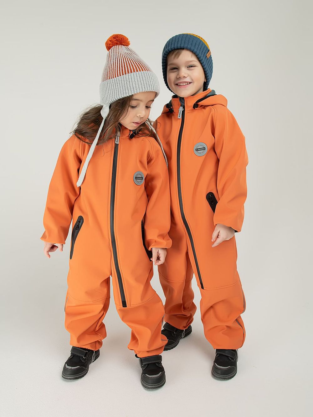 Комбинезон Softshell демисезонный "Грейпфрут"