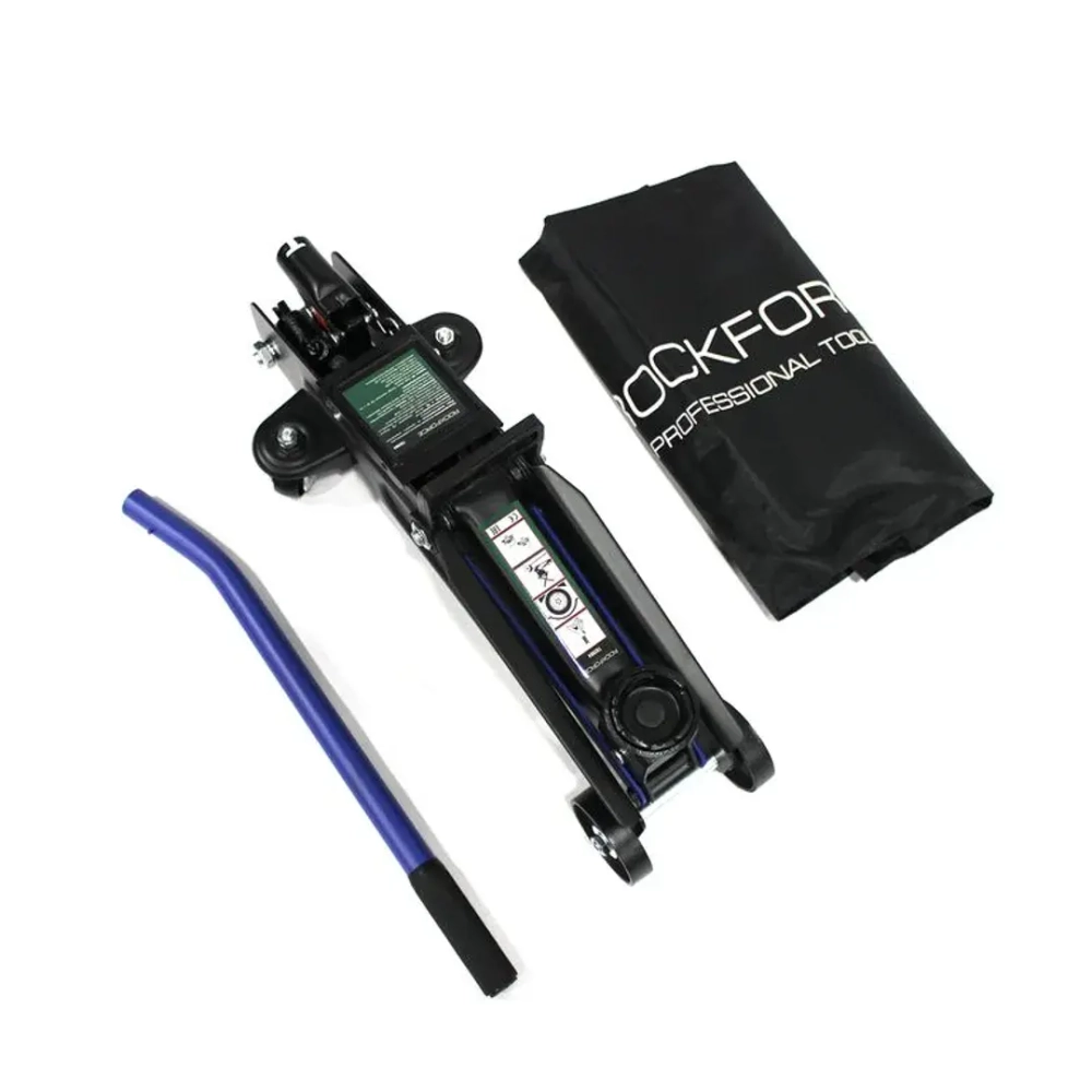Домкрат подкатной гидравлический 2 т (h min 135мм,h max 350мм) RockForce##Rock FORCE RF-T82004