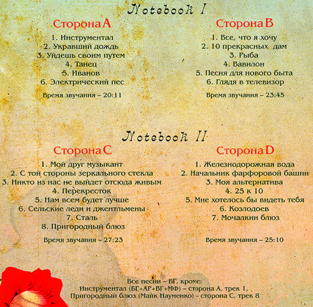 Аквариум / Записки О Флоре и Фауне (2LP)