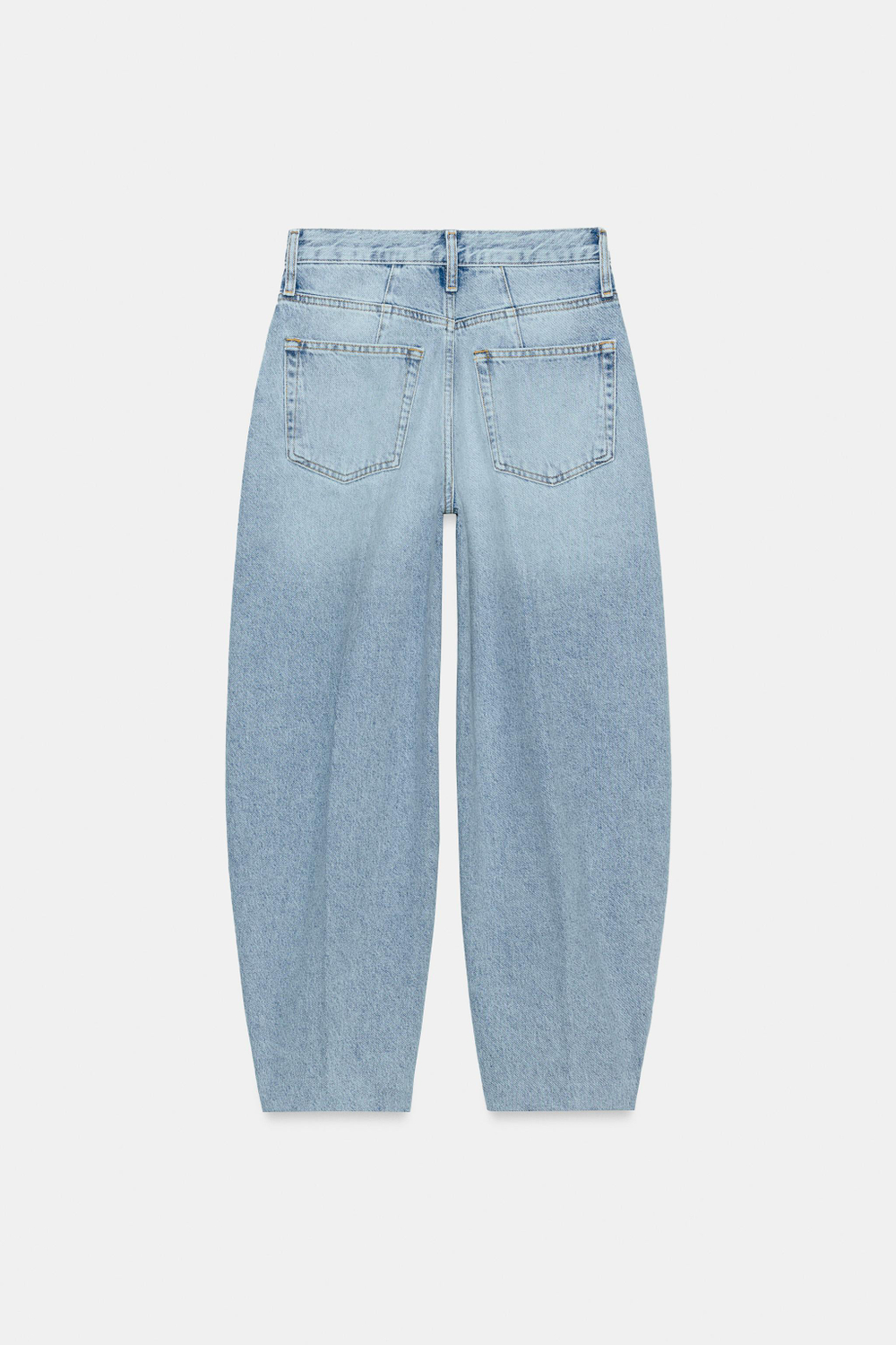 ЗАУЖЕННЫЕ ДЖИНСЫ С ВЫСОКОЙ ПОСАДКОЙ — ZW COLLECTION — ZARA