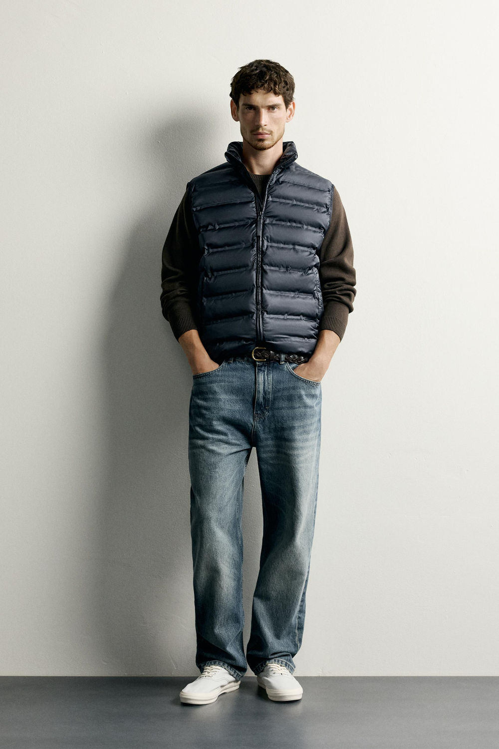 ЛЕГКИЙ СТЕГАНЫЙ ЖИЛЕТ WATER REPELLENT — ZARA