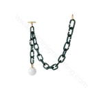 Pendant design lamp  Cerine Swagged Pendant by Trueing Studio (Green)
