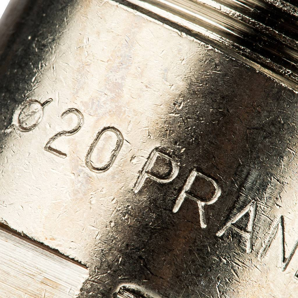 Уголок90" Prandelli 20х2,0х1/2" с креплением