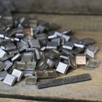 Серебряная стеклянная мозаика FLORY10 NJ42 10х10 мм ArtWorker