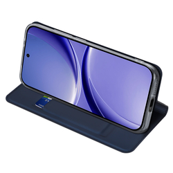 Чехол книжка синего цвета для смартфона Xiaomi Redmi Turbo 5 и Poco X8 Pro, серия Skin Pro Series от Dux Ducis