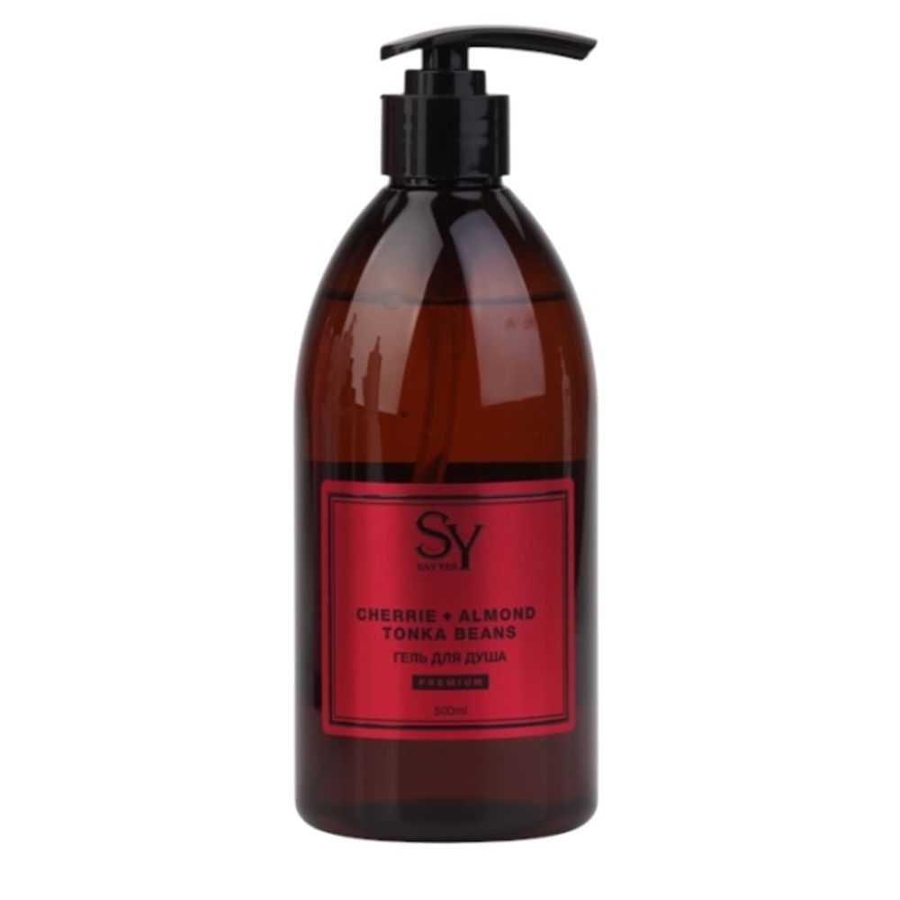 Гель для душа SAY YES серии PREMIUM cherry almond 500мл