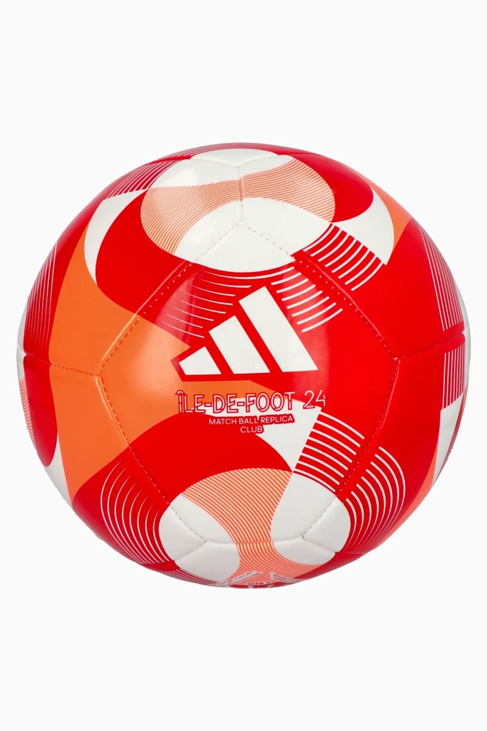 Футбольный мяч adidas Île-De-Foot 24 Club размер 5 - красный