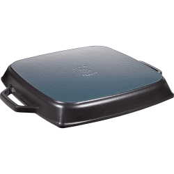 STAUB Сковорода-гриль чугунная, 33 см, с черными ручками. 40511-783-0