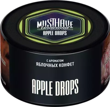 Табак для кальяна Must Have Undercoal 25г Apple Drops (Яблочные конфеты)