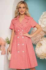 Платье "Летний мотив" (коралл) П3618 LT Collection (Акция)