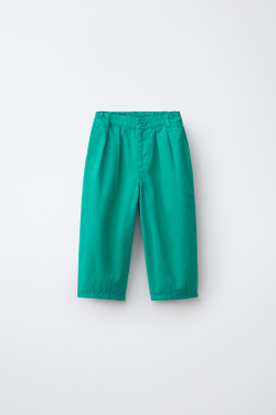 ZARA - FRUIT OF THE LOOM™ БРЮКИ-БАЛЛОНЫ, ЗЕЛЕНЫЙ