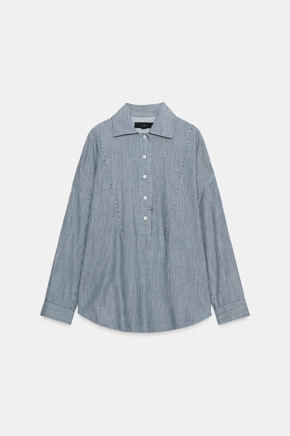 РУБАШКА В ПОЛОСКУ ZW COLLECTION — ZARA