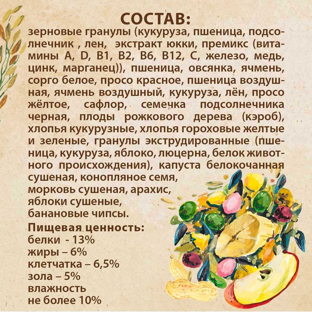 Корм для хомяков Prime Ever, 450 г