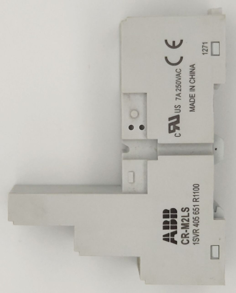 Колодка цоколь для реле CR-M 2ПК ABB CR-M2LS 1SVR405651R1100