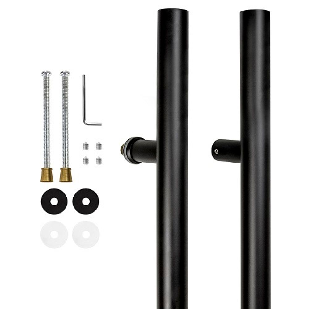 Ручка-скоба FUARO PH-22-32/900-INOX black нержавейка 304 /45503/