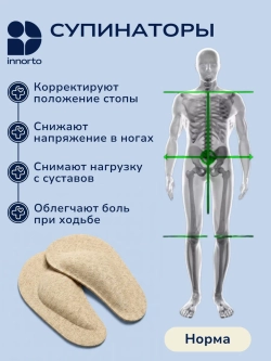 Супинаторы ортопедические гелевые