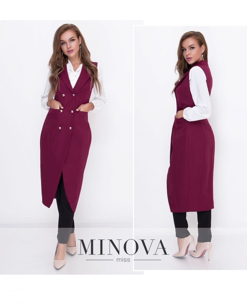 Кардиган 8590-бордо Minova