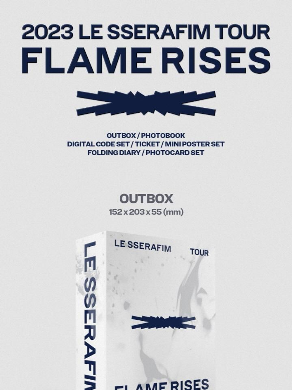 публикация LE SSERAFIM - FLAME RISES 2023 LE SSERAFIM TOUR IN SEOUL