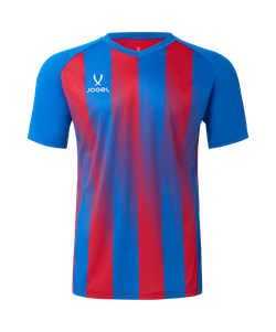 Футболка игровая Jogel Camp Striped Jersey-K, красный R2/синий Z2