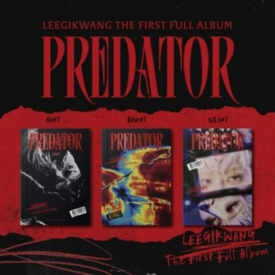 Альбом LEE GI KWANG - Predator 1st Album 3 Version SET