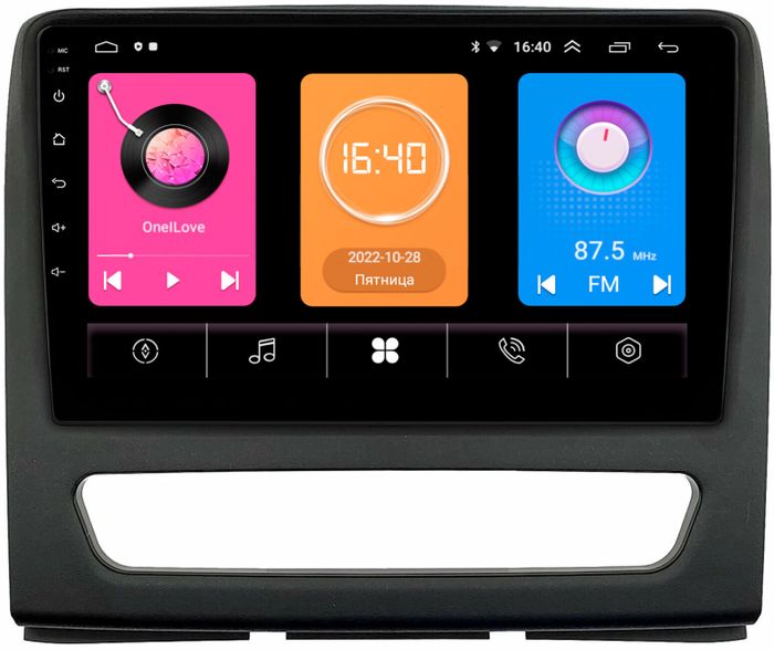 Магнитола для Sollers Atlant 2022+ (рамка под 9") - GT9-0380 на Android 10