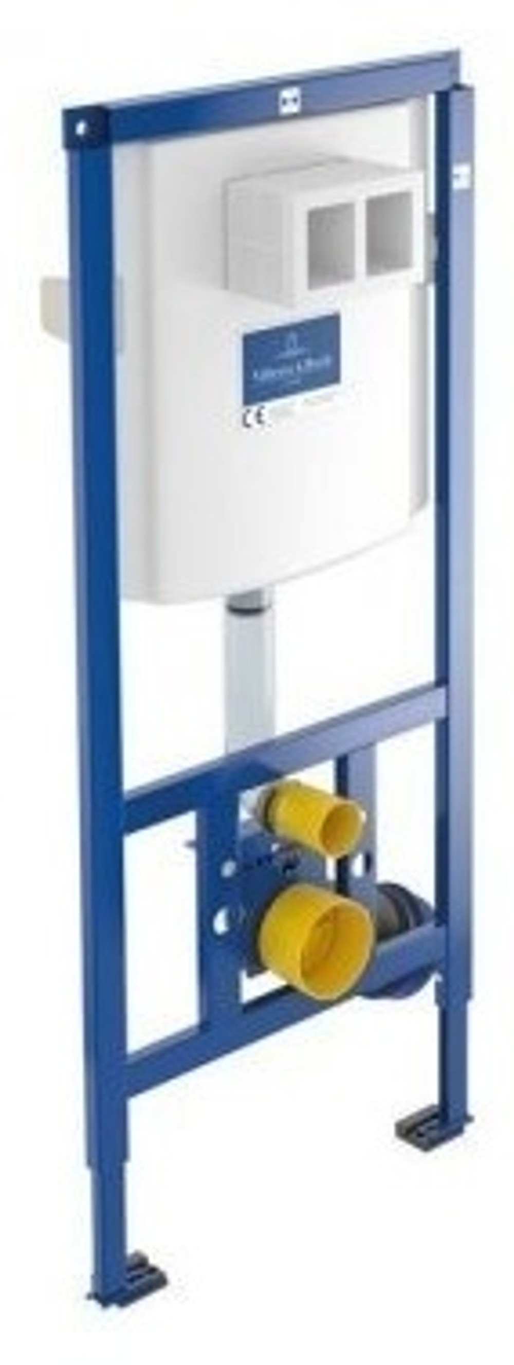 9226 61 00 Инсталляция для унитаза ViConnect + клаваша смыва 9224 90 69 хром мат Villeroy  Boch