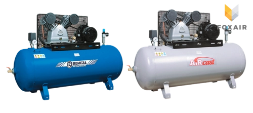 Поршневой компрессор Remeza СБ4/С-100LB50 с ременным приводом, 380В, 4 кВт