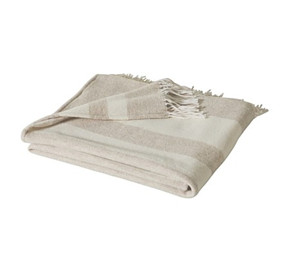 Плед Без коллекции Blanc des Vosges 130x170 Бежевый