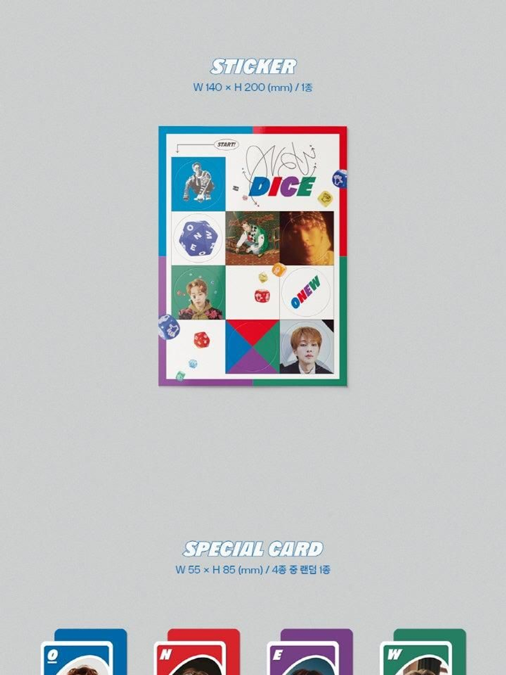 Альбом ONEW - DICE 2nd Mini Album PHOTO BOOK RANDOM Version