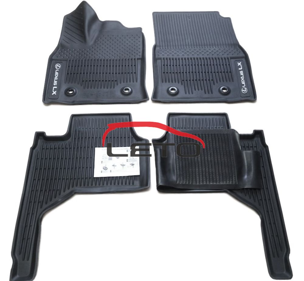 Коврики салона резиновые черные F-Sport (высокий борт) PW210-60024 PW21060024 Коврики салона резиновые черные F-Sport (высокий борт) PW210-60024 PW21060024