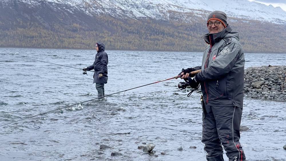 Костюм мужской демисезонный "Angler" -0, scandinavia, серый (без страховочного жилета), ХСН