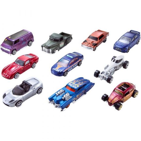 Hot Wheels Автомобиль базовый 10 шт.
