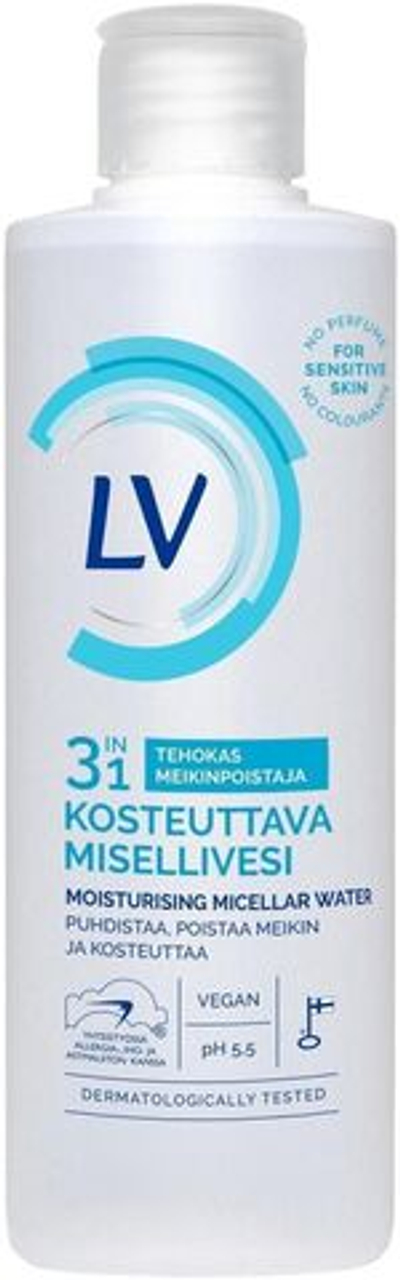 LV 250 мл Увлажняющая мицеллярная вода 3 в 1 (Из Финляндии)