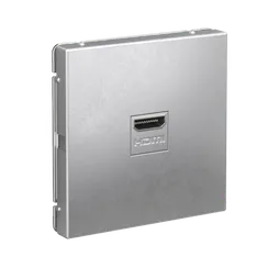 Розетка HDMI Systeme Electric ArtGallery Алюминий GAL000380