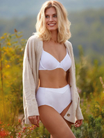 Высокие трусики Maxi Skin Cotton (Размер: XL) (Цвет: телесный)