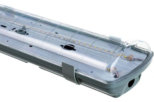 Светильник LED ДСП Айсберг 40W-5000Лм IP65 5000К прозрачн. 1262х124х85мм vs101-40-tr-5k