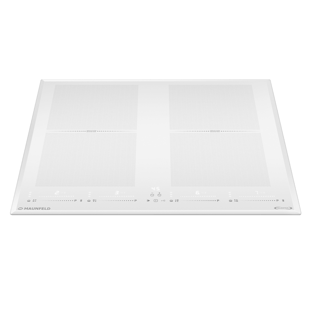 Индукционная варочная панель с двумя Flex Zone и Booster MAUNFELD CVI594SF2WH LUX Inverter