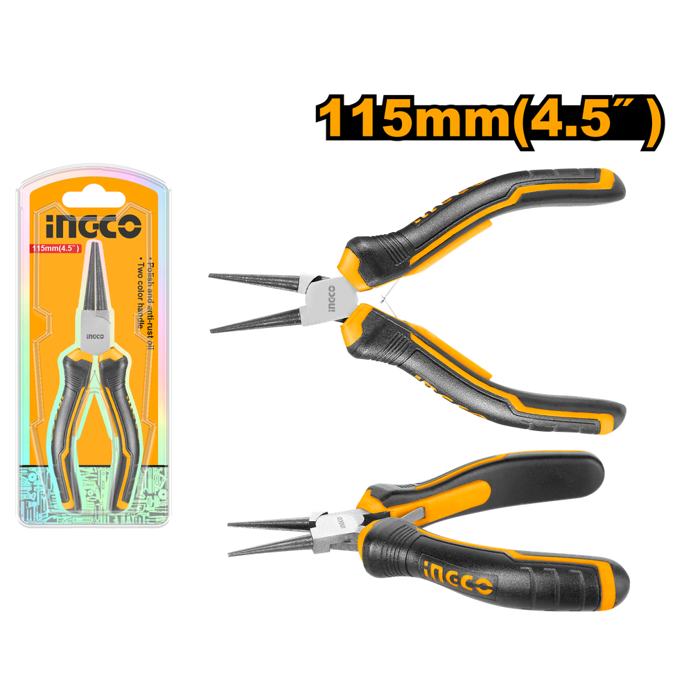 Круглогубцы мини INGCO HMNP08115 115 мм Круглогубцы мини INGCO HMNP08115 115 мм