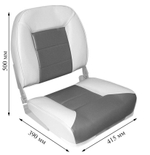 Сиденье "Premium low back", серое с синим (10250454)