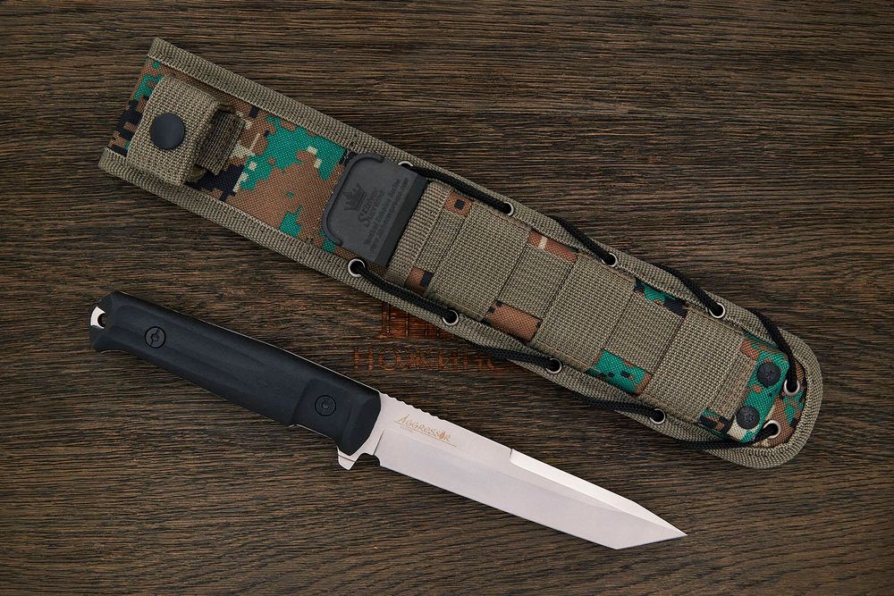 Нож тактический (разделочный) Kizlyar Supreme Aggressor, клинок 150мм, D2, кратон
