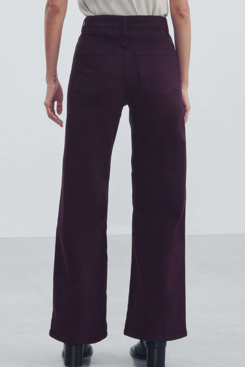 ДЖИНСЫ COMFORT WIDE LEG С ВЫСОКОЙ ПОСАДКОЙ — ZW COLLECTION — ZARA