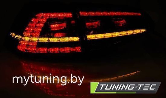 Фонари задние LED SPORT RED WHITE для VW GOLF 7 13-17